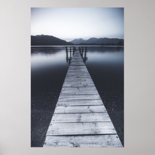 En gammal Pier Porträtt Poster