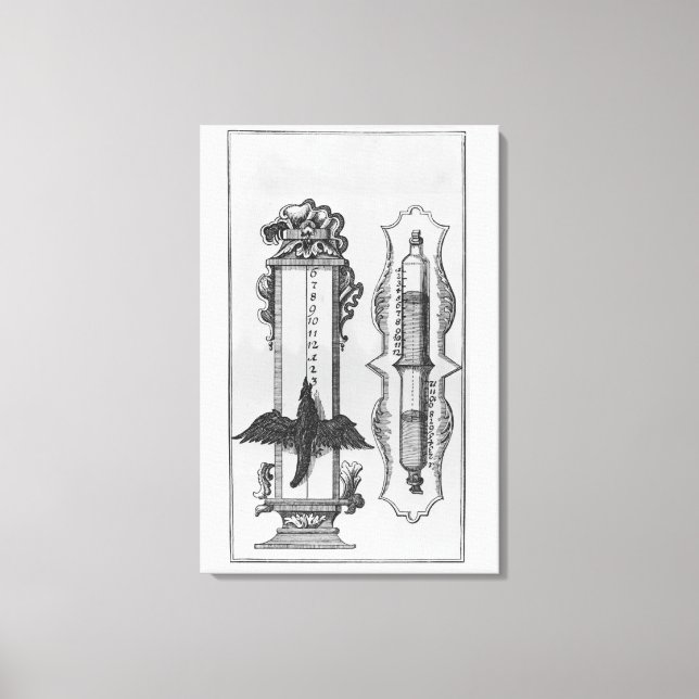 En gammal ren psydras, illustration canvastryck (Framsida)