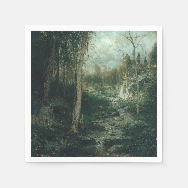 En gammal rensningsfärg (1881) - Napkins Pappersservett (Framsidan)