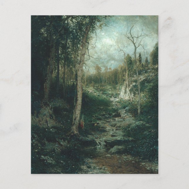 En gammal röjning (1881) - Scrapbookpapper (Framsida)
