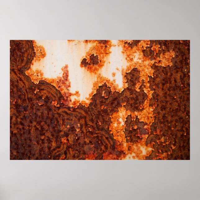 En gammal rostfri korrosion av yta poster (Framsidan)