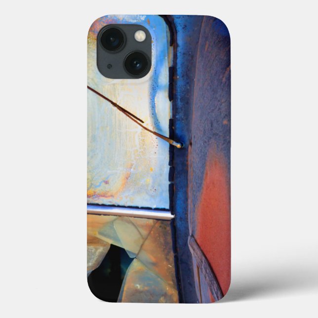 En gammal rostig lastbil (Baksida)