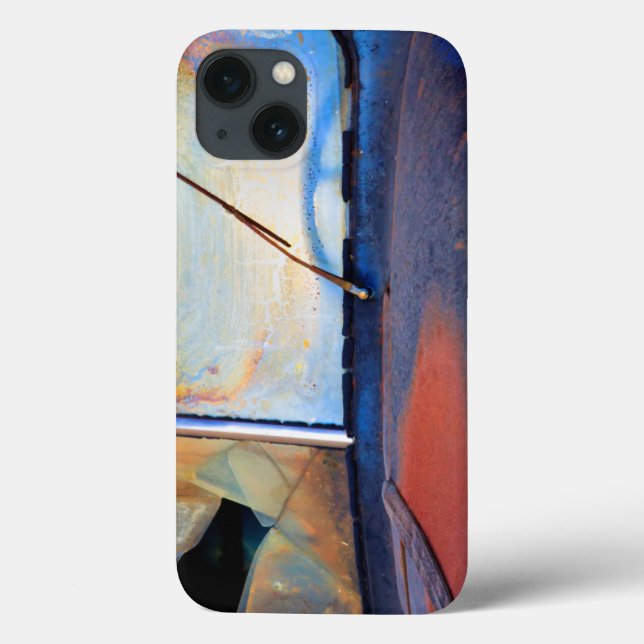 En gammal rostig lastbil (Baksida)