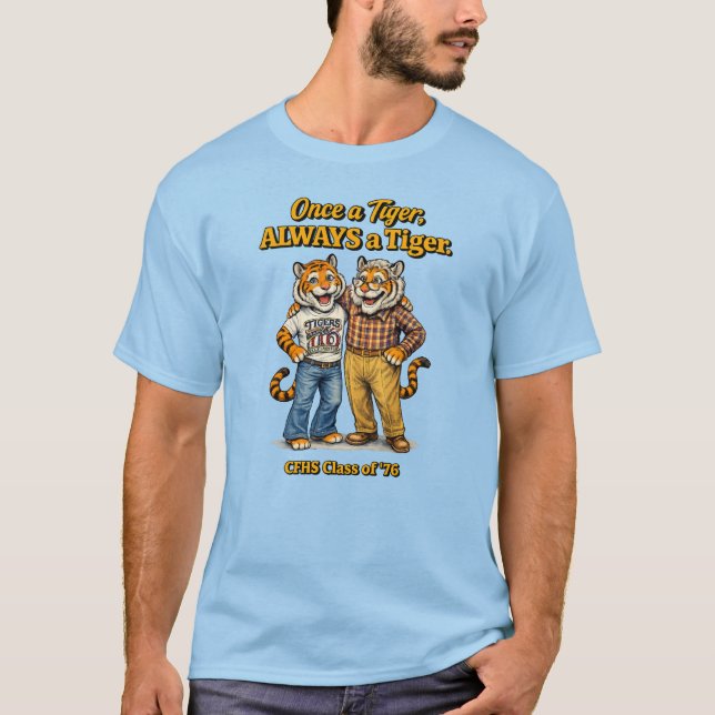 En gång en Tiger (M) T Shirt (Framsida)