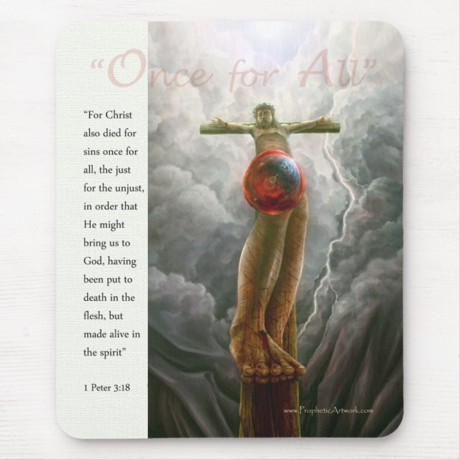 En gång för all mus vaddera musmatta (Framsidan)