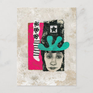 En Gång För Alla En Lunatic Postkort - Abstrakt Ko Vykort