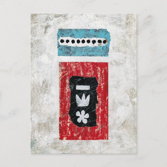 En gång i Sevillas vykort - Abstrakt Art (Framsida)