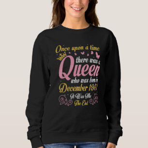 En gång i tiden föddes en drottning i december t shirt