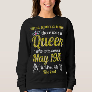 En gång i tiden föddes en drottning i maj t shirt