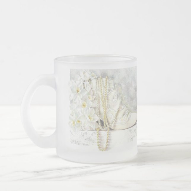EN GÅNG I TIDEN Frostad Glas Mugg (Vänster)