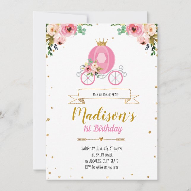 En gång i tiden ord inbjudan (Framsida)