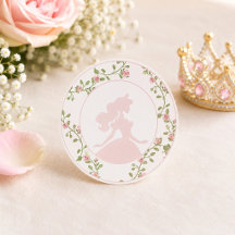En gång i tiden Rosa Prinsessa Blommig Coquette 1: