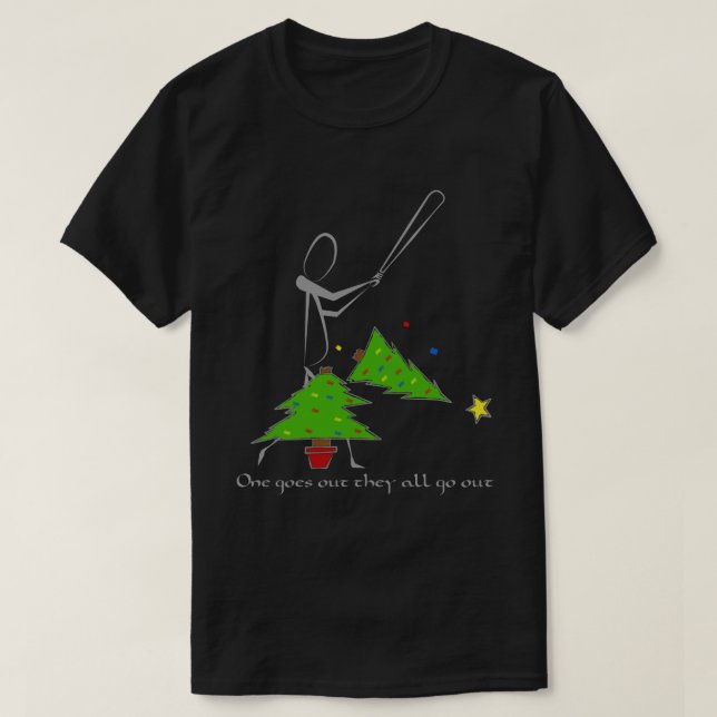 En går ut dem som alla går ut t shirt (Design framsida)