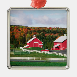 En gård i Vermont nära Peacham. TILLGÄNGLIG Julgransprydnad Metall