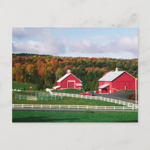 En gård i Vermont nära Peacham. TILLGÄNGLIG Vykort