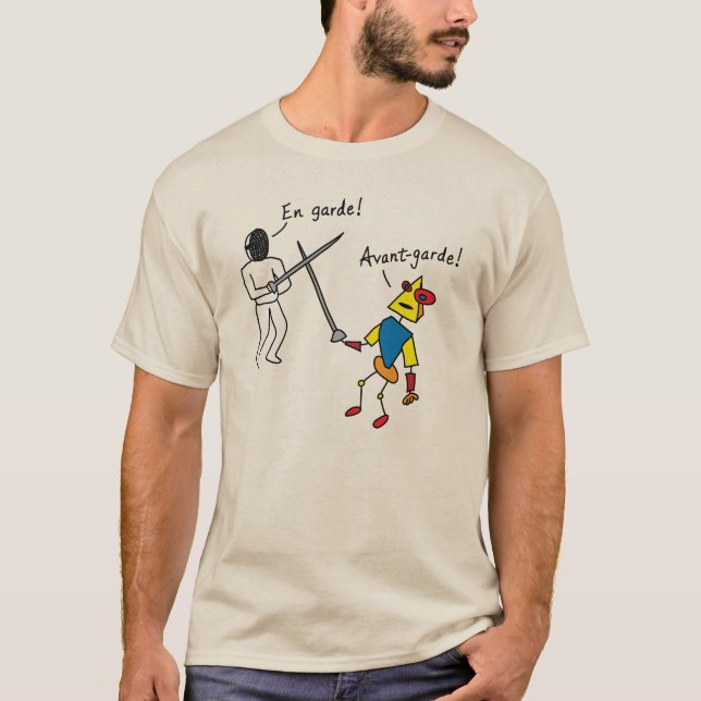 En Garde! Avantgarde! Tee Shirt (Framsida)