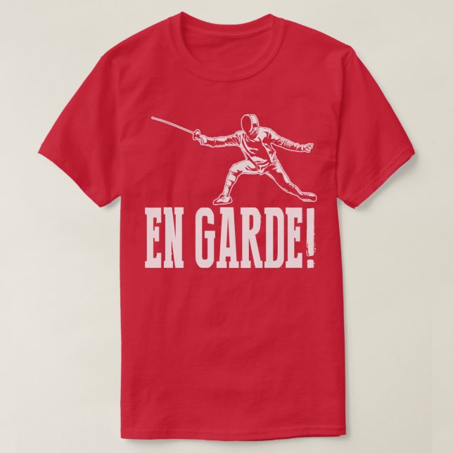 En Garde white T Shirt (Design framsida)