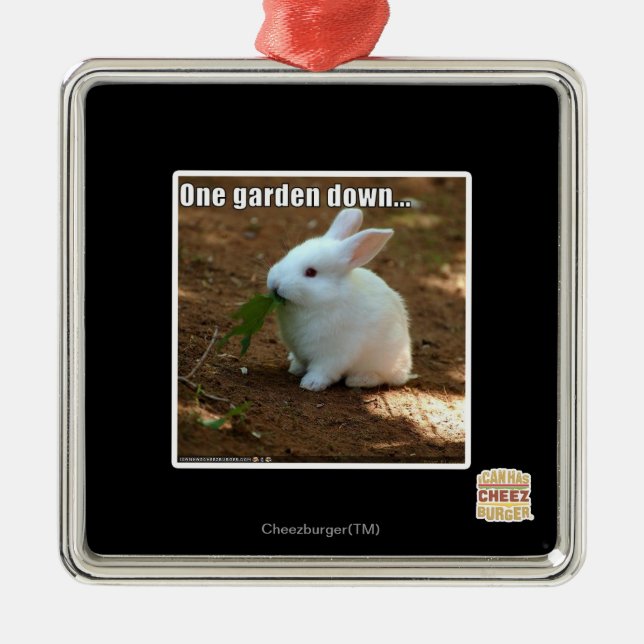 En Garden ner � Julgransprydnad Metall (Framsidan)