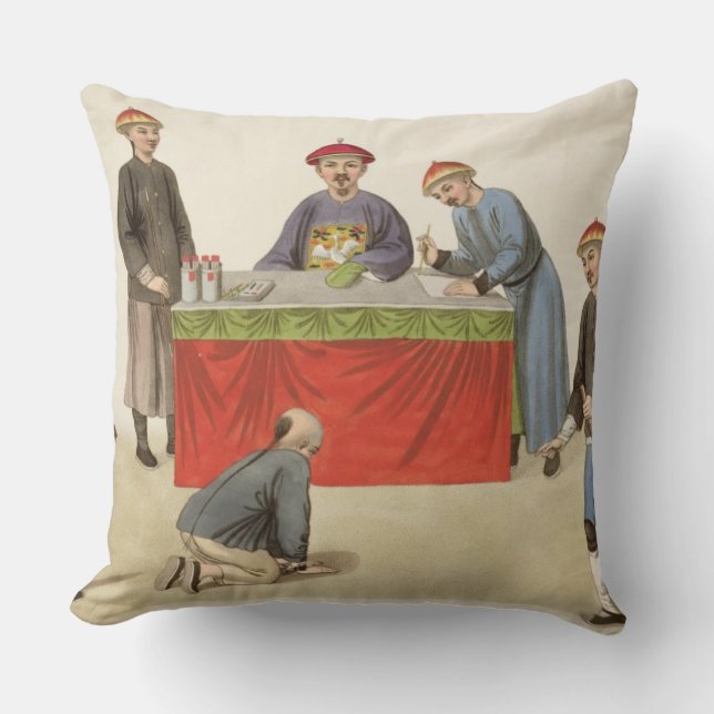 En gärningsman för ett magistrat, pläterar 1 från kudde (Framsida)