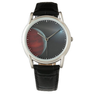 En gasgiantplanet runt en vit dvärgstjärna. armbandsur