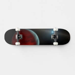 En gasgiantplanet runt en vit dvärgstjärna. mini skateboard bräda 18,5 cm