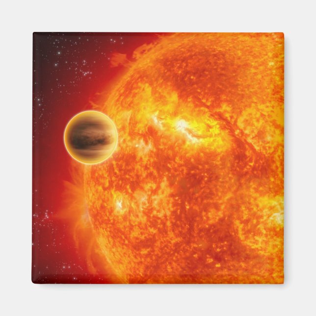 En gasgig exoplanet magnet (Framsidan)