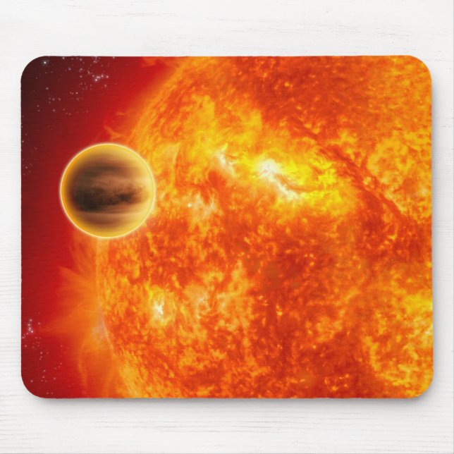 En gasgig exoplanet musmatta (Framsidan)