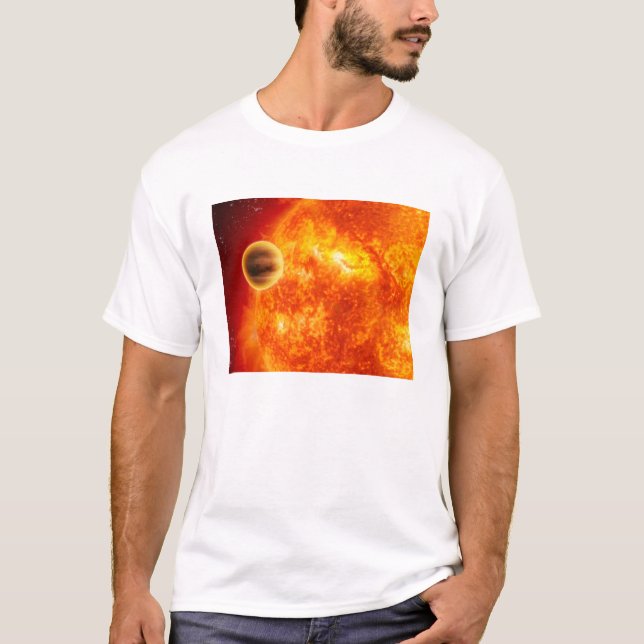 En gasgig exoplanet tee shirt (Framsida)