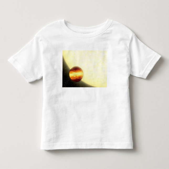 En gaskombikjorda planet som är väldigt nära t-shirt (Framsida)