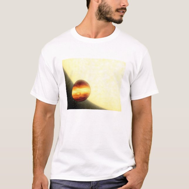 En gaskombikjorda planet som är väldigt nära t shirt (Framsida)