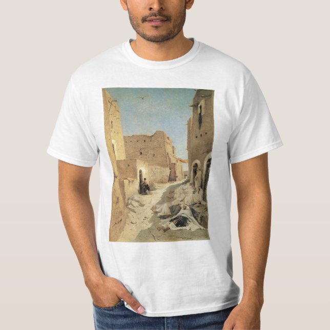 En gata i El-Agouat Tee (Framsida)