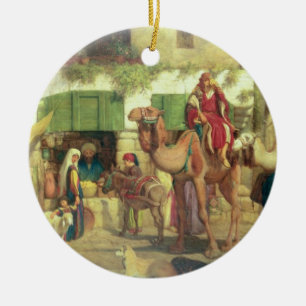 En gata i Jerusalem, 1867 Julgransprydnad Keramik
