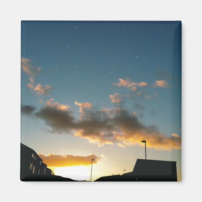 En gata med stjärnor magnet (Framsidan)