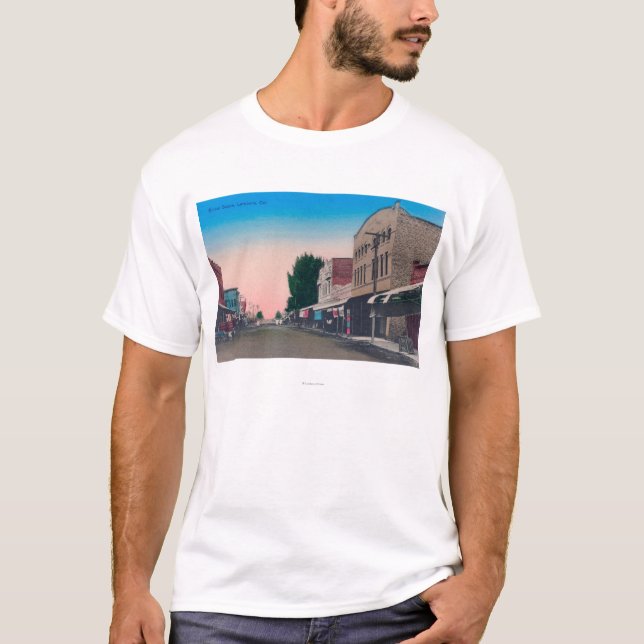 En gata SceneLemoore, CA Tee Shirt (Framsida)