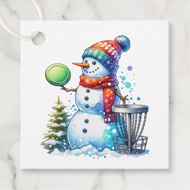 En gåva åt dig | Disk Golf Gåvor Etiketter (Framsida)