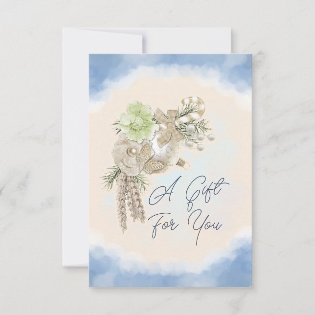 En gåva åt dig meddelande (Framsida)