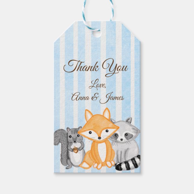 En gåva åt dig | Trämark Théme Presentetikett (Framsidan)