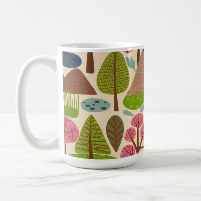 En gåva av ärlighet,fullt kaffemugg (Vänster)