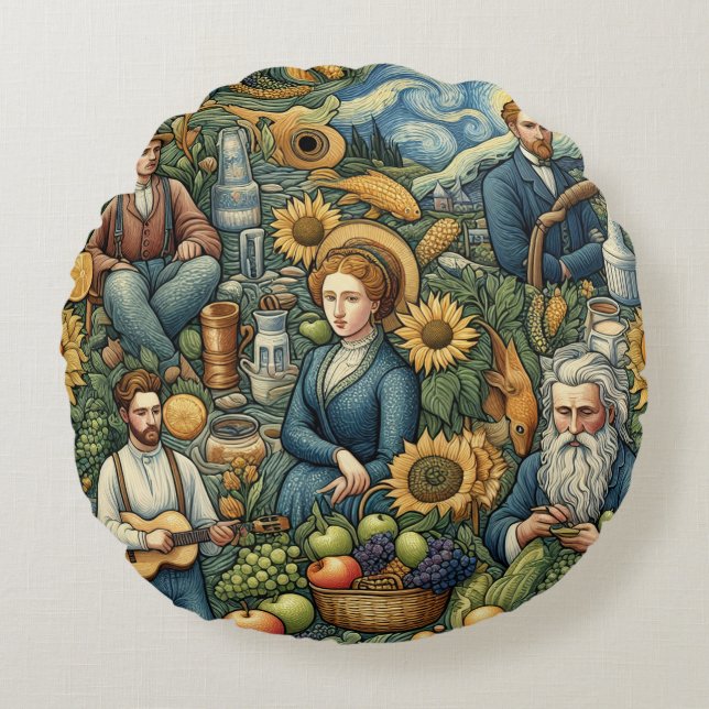 En gåva av ärlighet,fullt rund kudde (Framsidan)