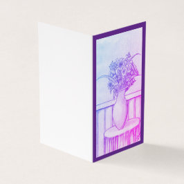 En gåva av blommor - elev kort