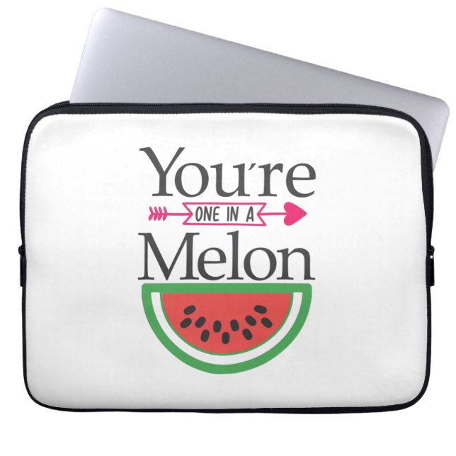 En gåva du är i en melon laptop fodral (Framsidan)