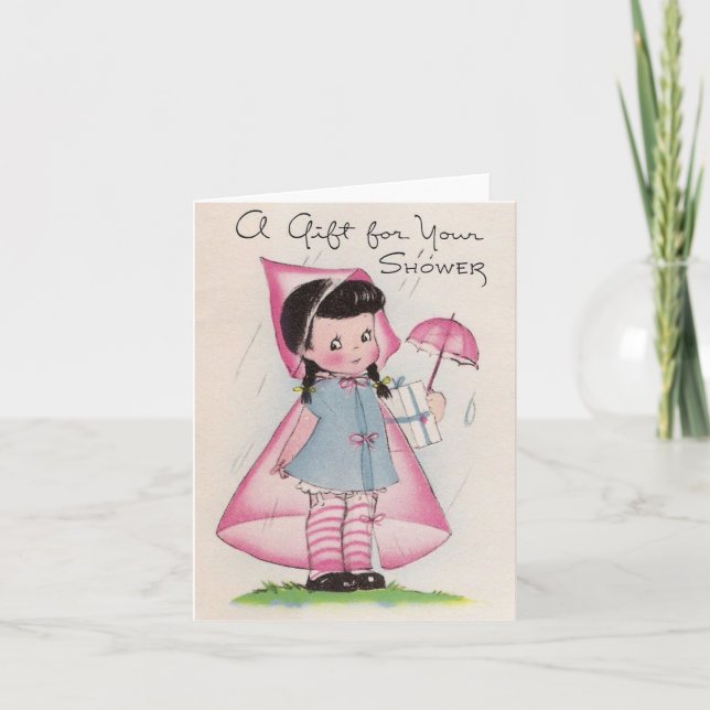 En gåva för din dusch kort (Framsida)