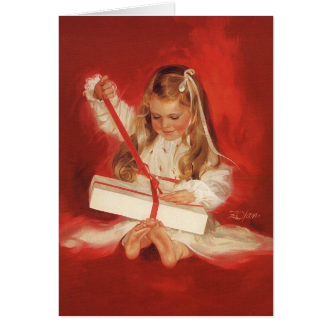 En gåva för Laurie Hälsningskort (Framsidan)