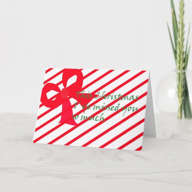 En gåva för min jul helgkort (Framsida)