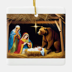 En gåva från Gud Julgransprydnad Keramik