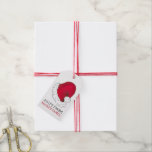 En gåva från Secret Jultomten Red Julafton Presentetikett<br><div class="desc">Utformningen har en originalmarkörillustration av en röd Jultomten-hatt. Perfekt som hemlig julklapp eller julfest! Ser du inte vad du är tittar för? Behöver du hjälp med anpassning? Klicka på "kontakta den här designern" för att få något skapat för dig!</div>