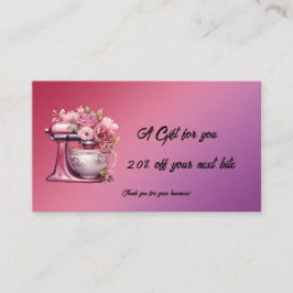 En gåva till dig. 20 % av din nästa bita! Rabattko Rabattkort