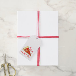 En gåva till er Pepperoni Pizza Paj Slice Presentetikett