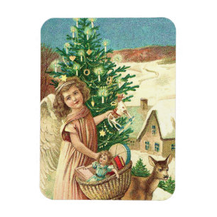 En gel som ger julklappar och presenter magnet