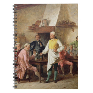 En gentleman debatt, 1881 (olja på panel) anteckningsbok
